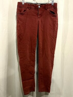 Rewind Slim Fit Chinos in Rust Brown